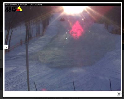 странный снег...