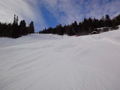 Вид с поворота вверх